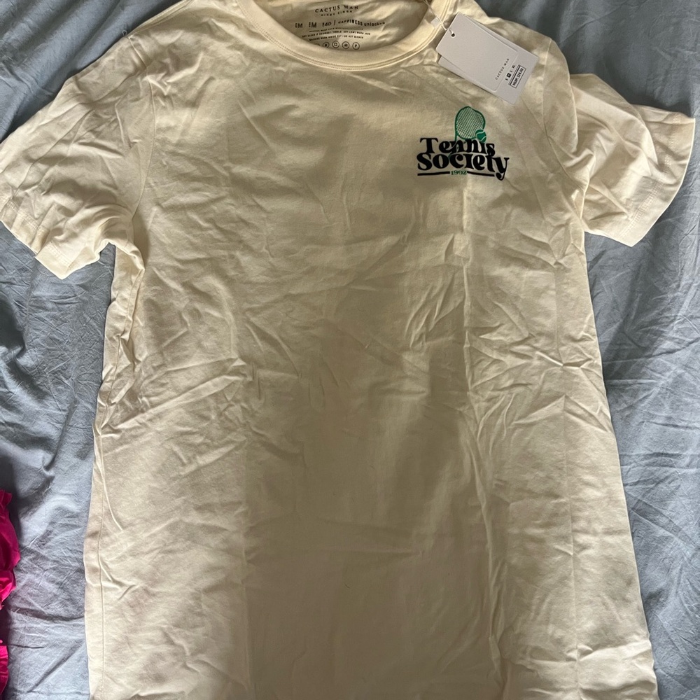 Tennis Society Cream T-Shirt